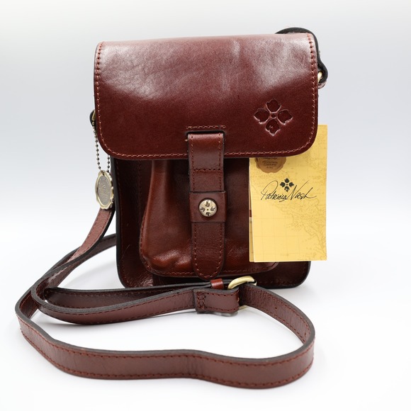 Patricia Nash Handbags - Patricia Nash Lari Crossbody Bag British Tan Vintage Veg Tan Leather P170333